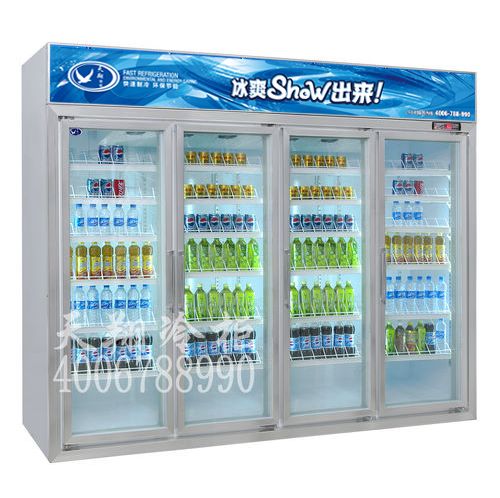 四门冰柜,四门展示冰柜,深圳冰柜价格,便利店四门冷柜